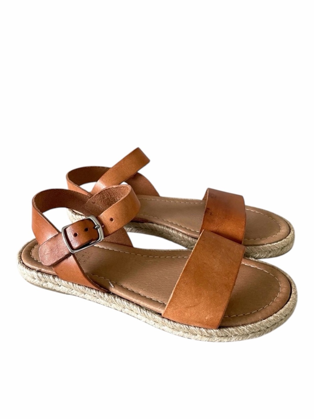 Barney’s New York Cognac Leather Sandals Women’s Size 37